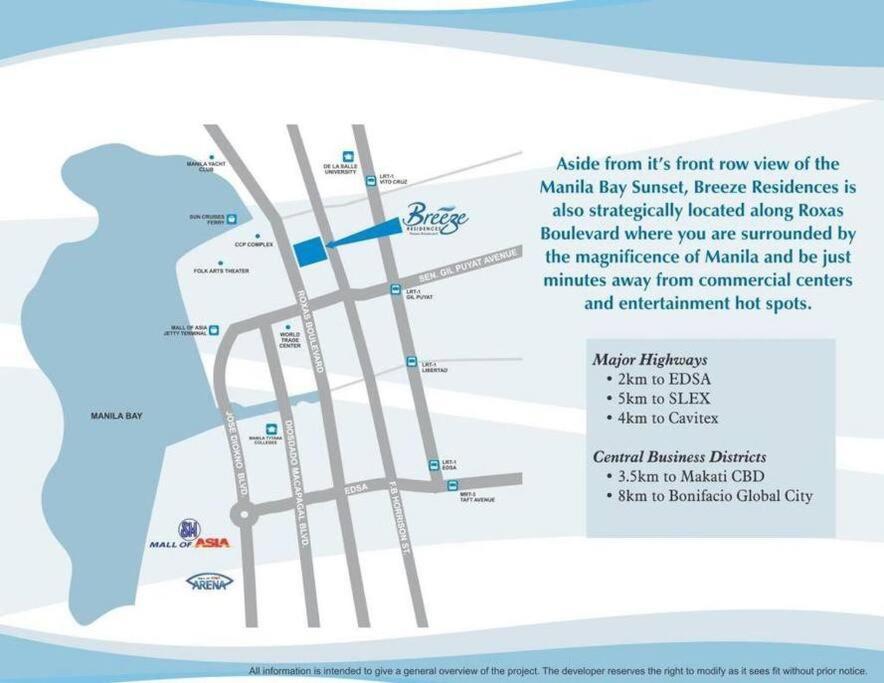 Breeze Residences - 1Br Unit With Balcony -Top Floor มะนิลา ภายนอก รูปภาพ